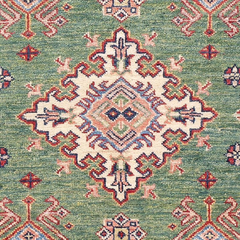 Kazak Teppich 98x160cm - Orientteppich - grün