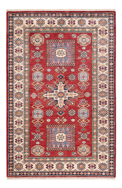 Kazak Teppich 101x151cm - Orientteppich - rot