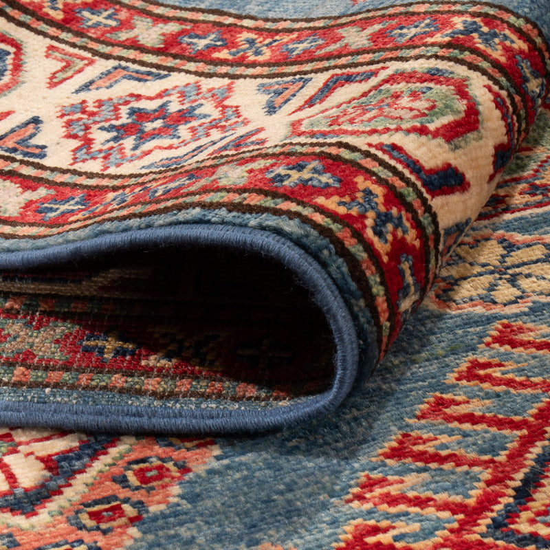 Kazak Teppich 101x157cm - Orientteppich - blau