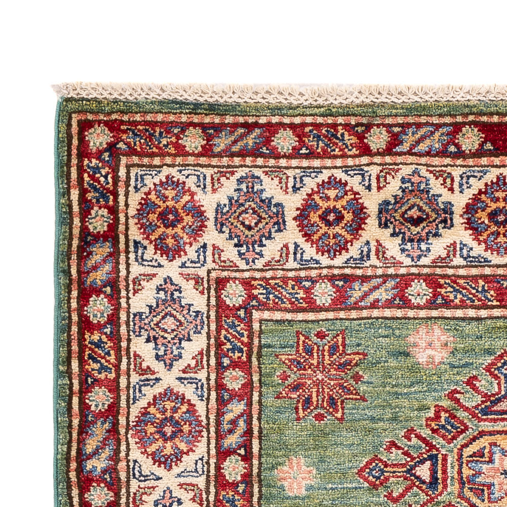 Kazak Teppich 99x158cm - Orientteppich - grün