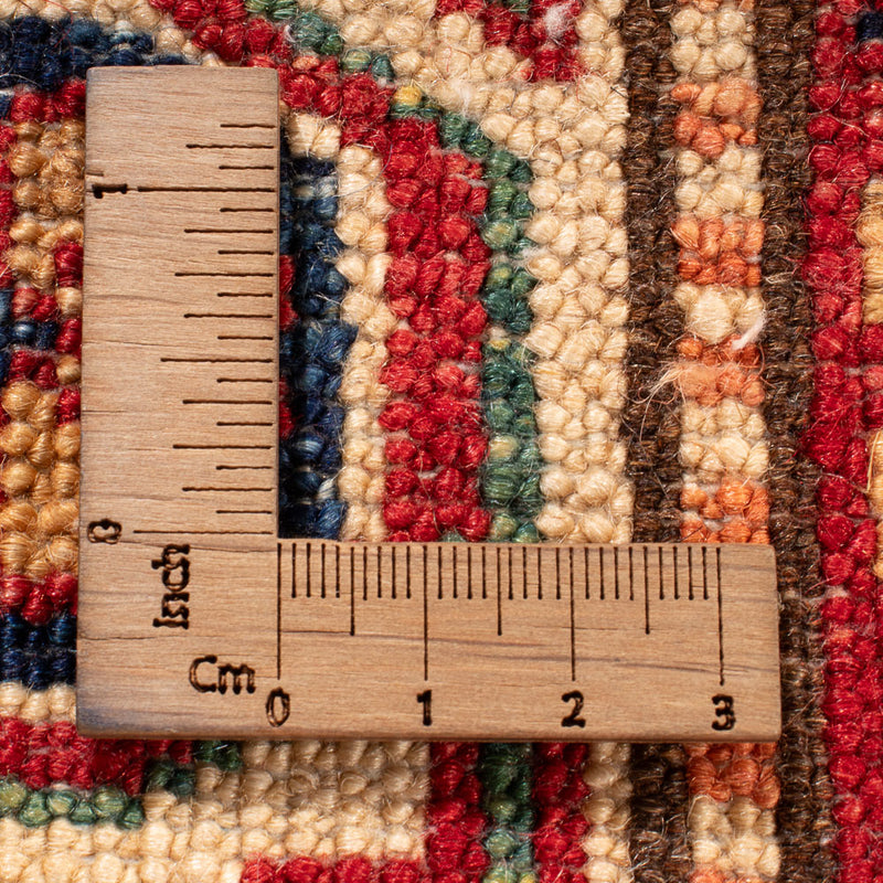 Kazak Teppich 104x155cm - Orientteppich - grün
