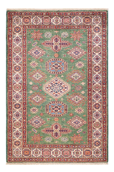 Kazak Teppich 103x151cm - Orientteppich - grün