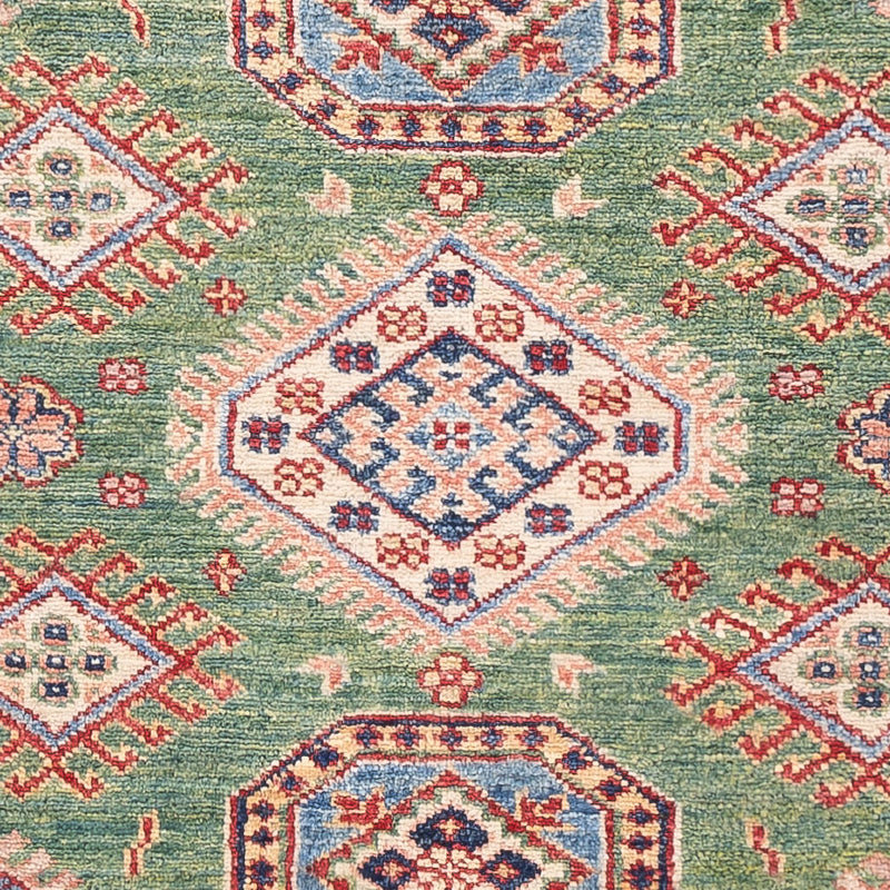 Kazak Teppich 103x151cm - Orientteppich - grün