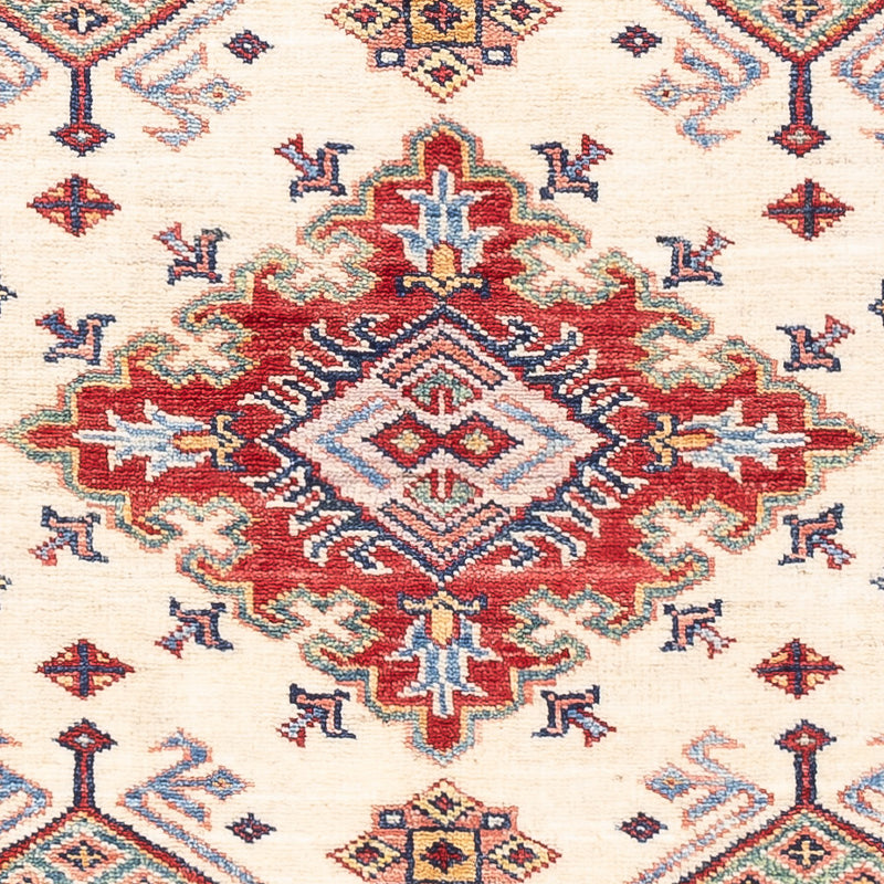 Kazak Teppich 101x145cm - Orientteppich - beige