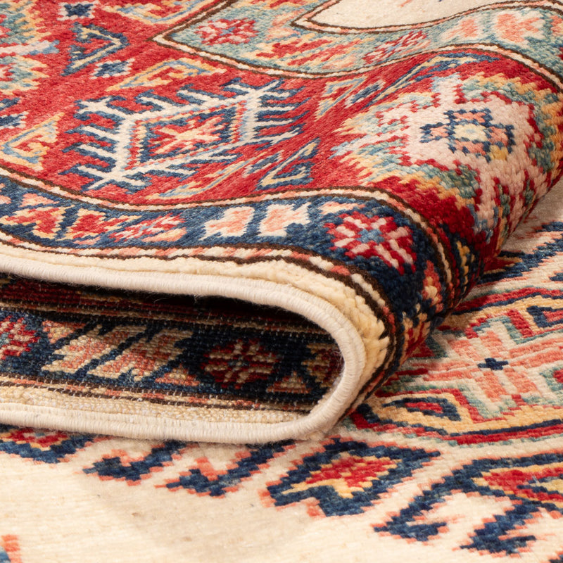 Kazak Teppich 101x145cm - Orientteppich - beige