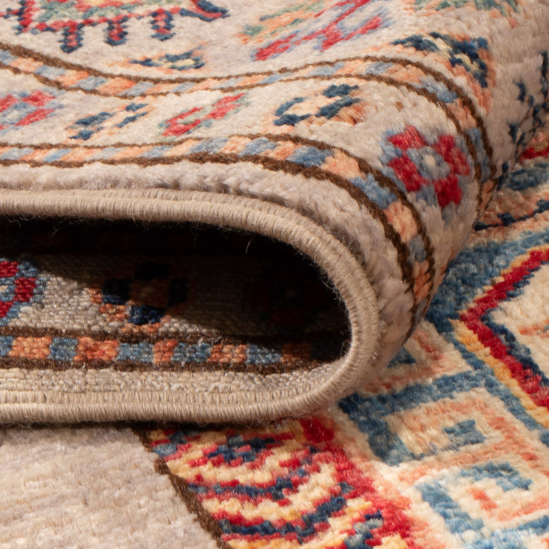 Kazak Teppich 101x152cm - Orientteppich - hellblau