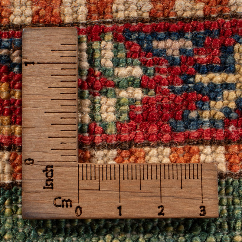 Kazak Teppich 98x154cm - Orientteppich - grün