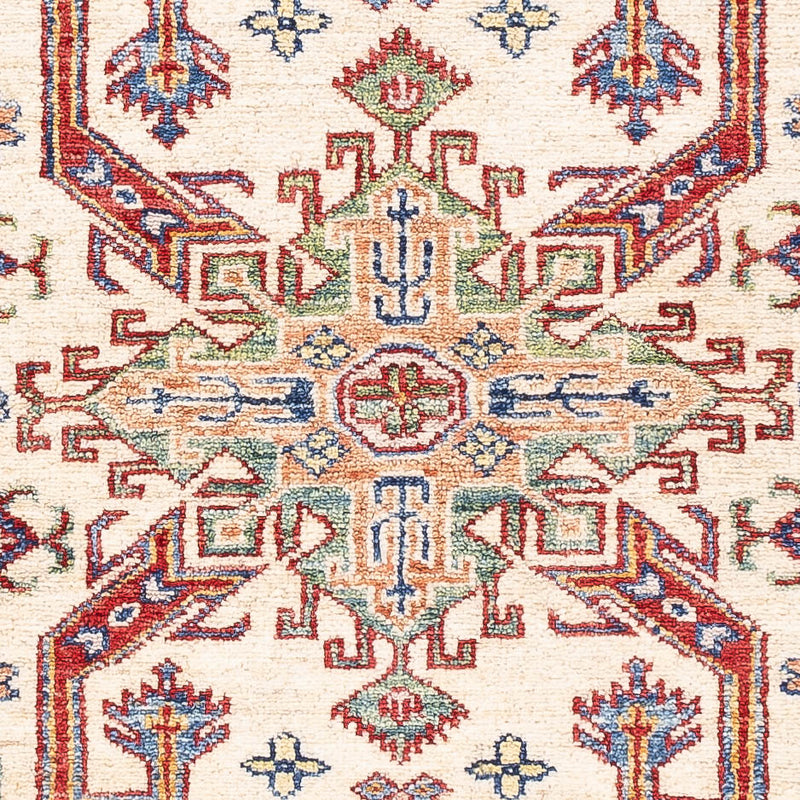 Kazak Teppich 102x155cm - Orientteppich - beige