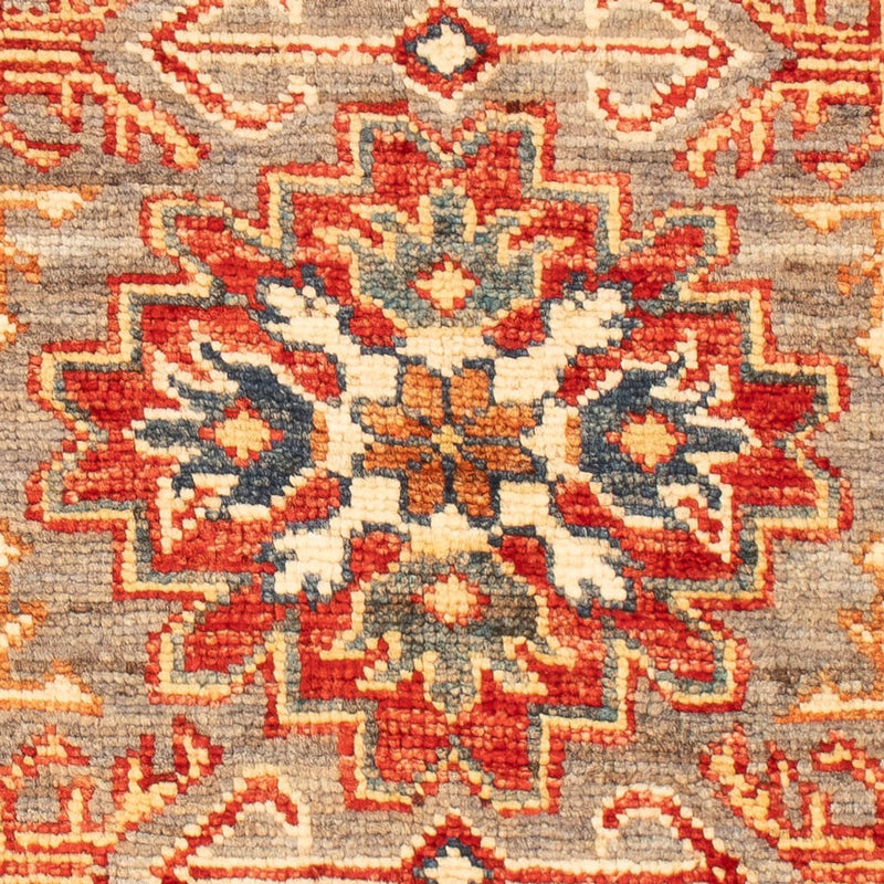 Kazak Teppich 58x94cm - Orientteppich - dunkelbeige