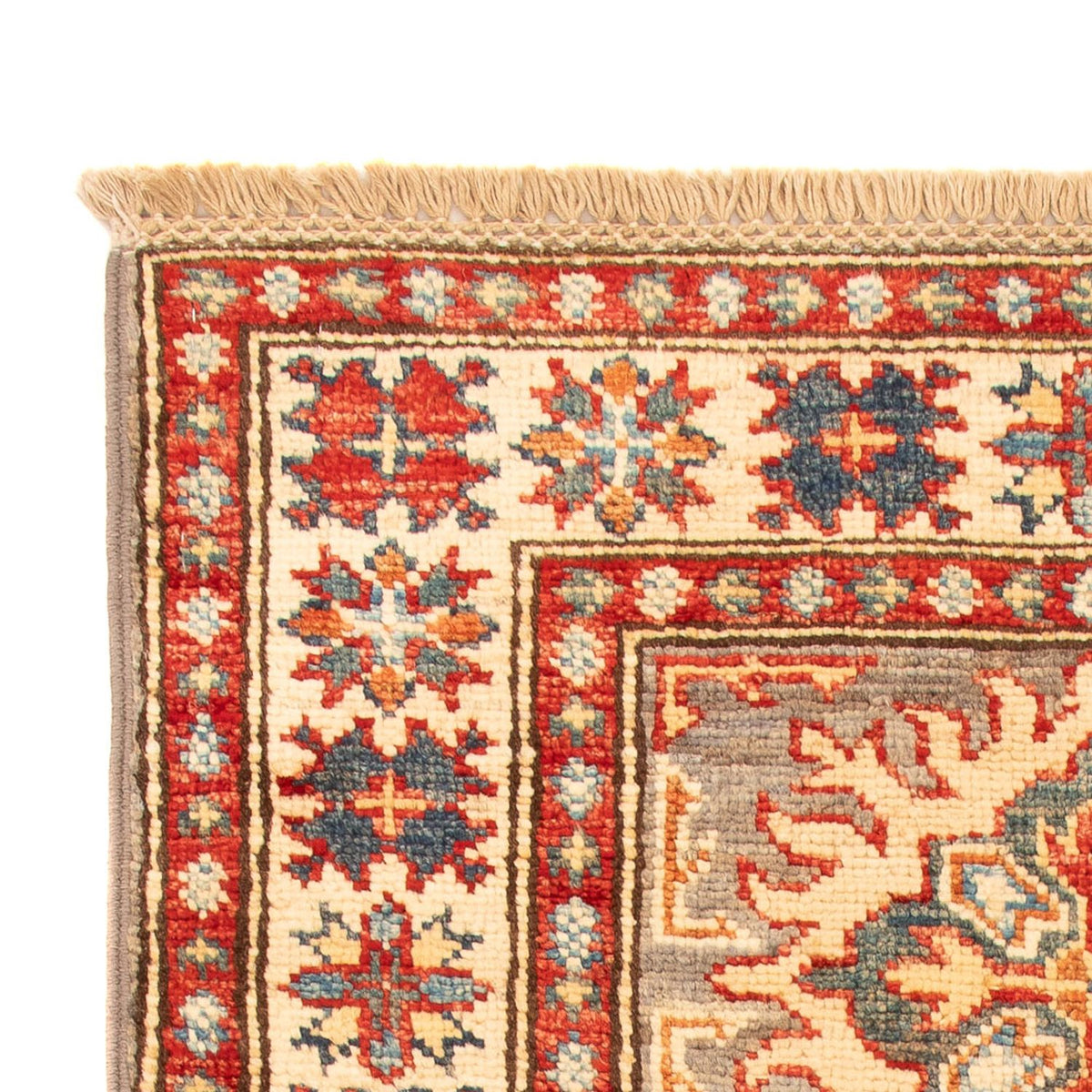 Kazak Teppich 58x94cm - Orientteppich - dunkelbeige