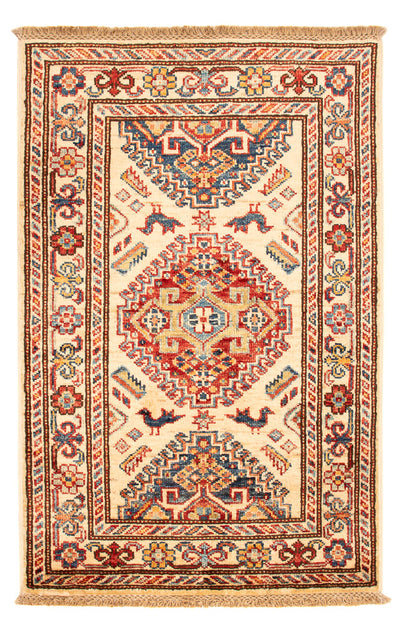 Kazak Teppich 57x92cm - Orientteppich - hellbeige