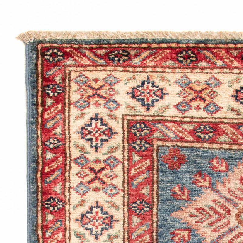 Kazak Teppich 63x93cm - Orientteppich - hellblau