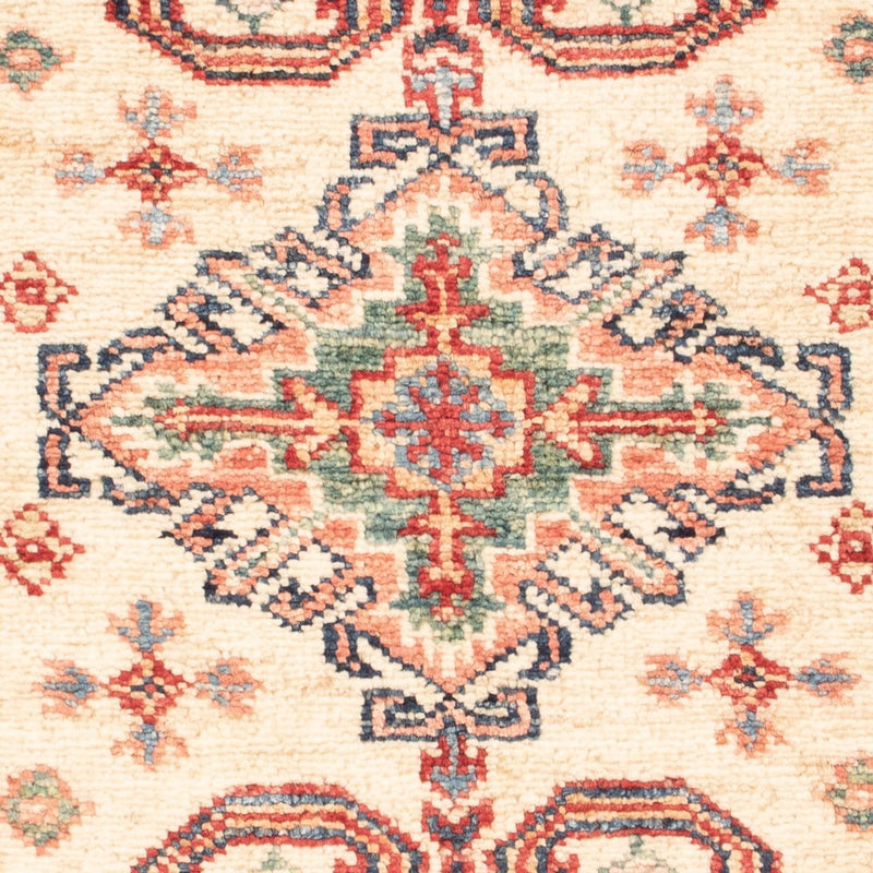 Kazak Teppich 60x88cm - Orientteppich - hellbeige