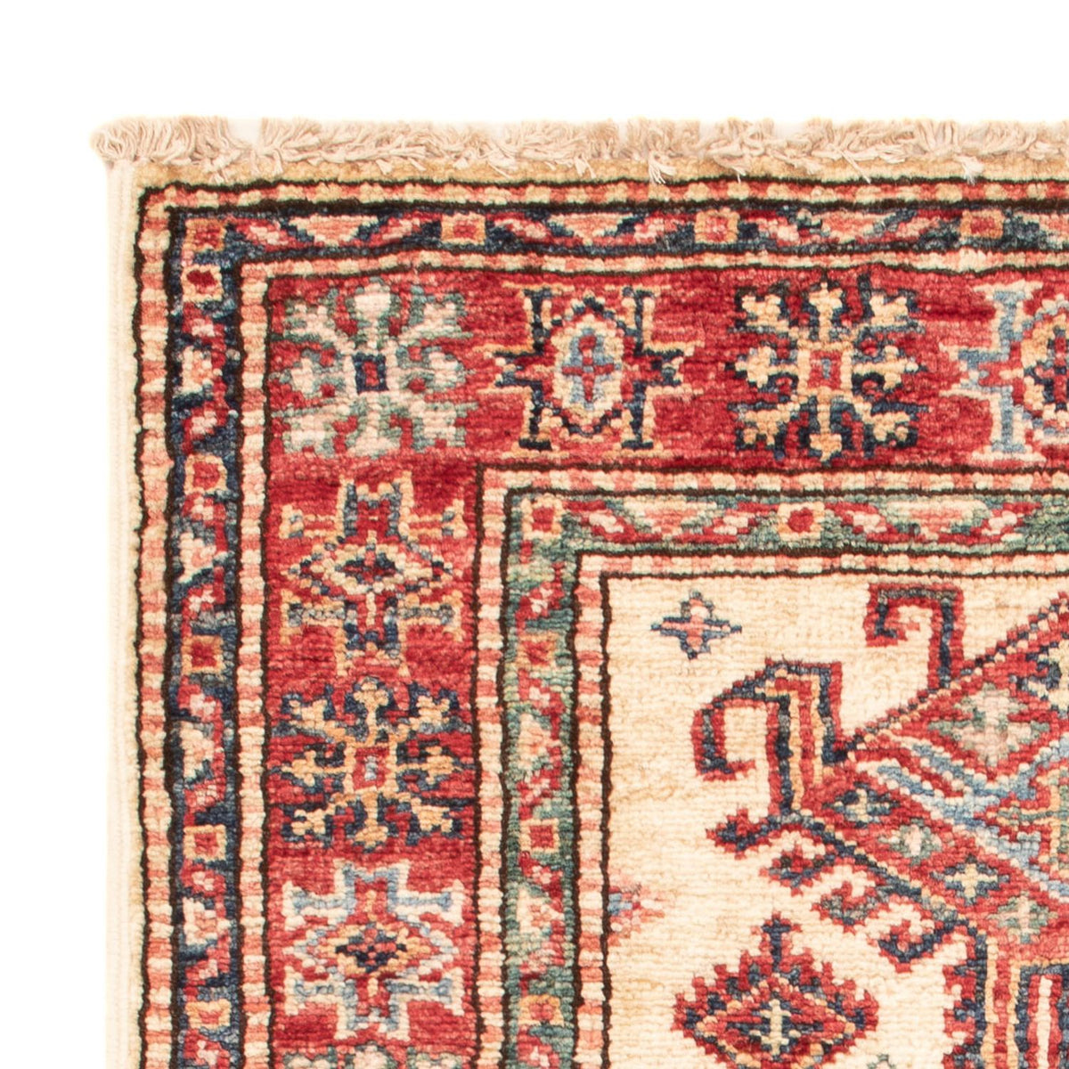 Kazak Teppich 60x88cm - Orientteppich - hellbeige
