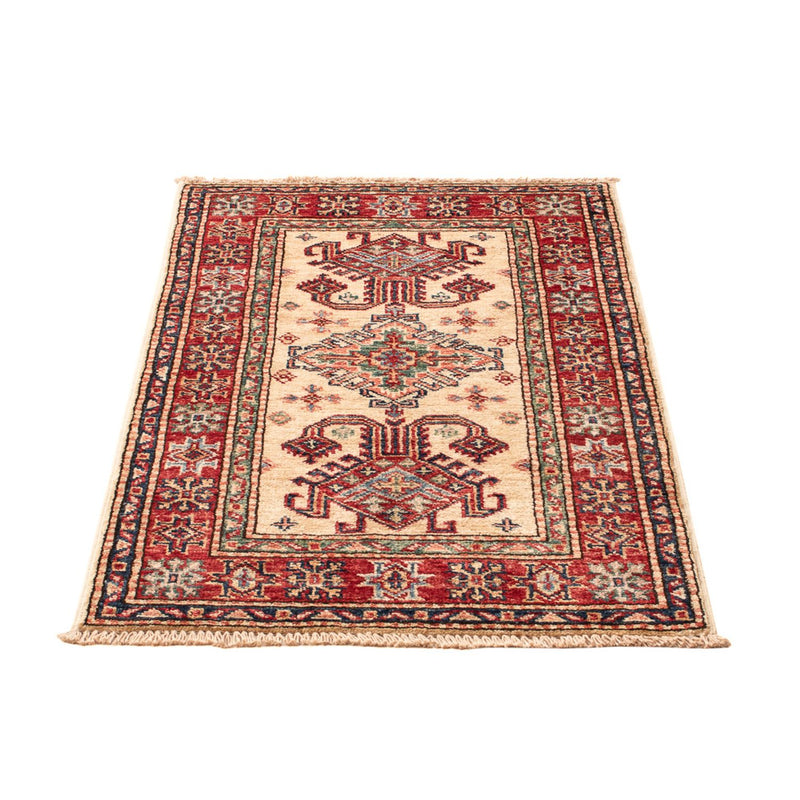 Kazak Teppich 60x88cm - Orientteppich - hellbeige
