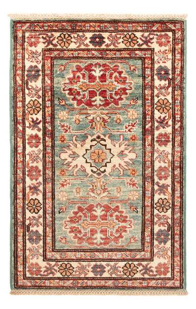 Kazak Teppich 57x92cm - Orientteppich - hellgrün