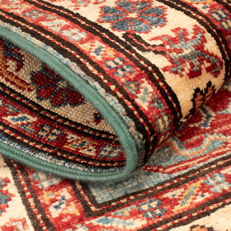 Kazak Teppich 57x92cm - Orientteppich - hellgrün