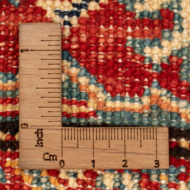 Kazak Teppich 57x92cm - Orientteppich - hellgrün