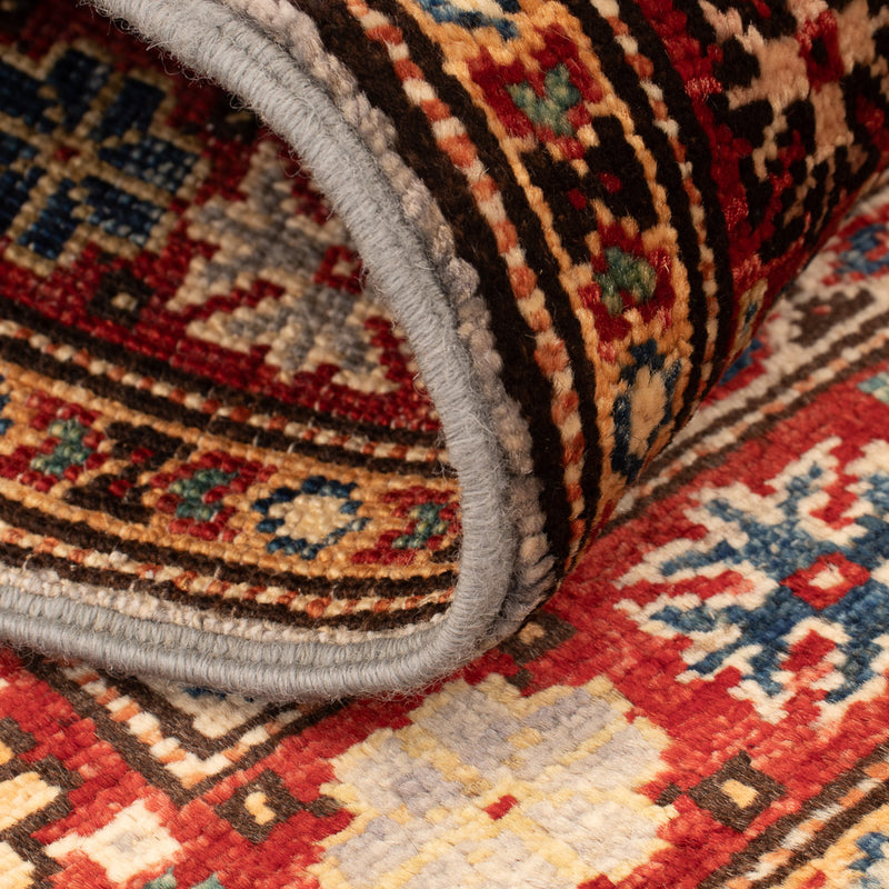 Kazak Teppich 64x92cm - Orientteppich - hellgrau