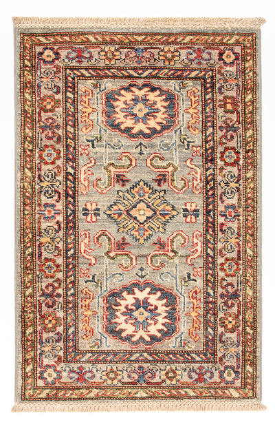 Kazak Teppich 56x88cm - Orientteppich - hellgrün