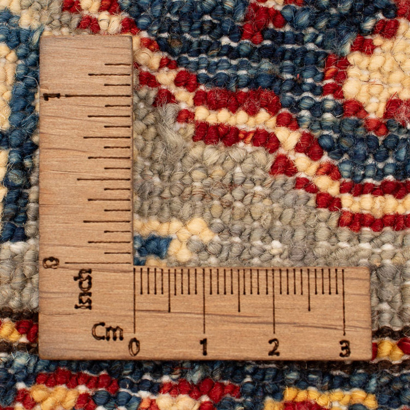 Kazak Teppich 56x88cm - Orientteppich - hellgrün
