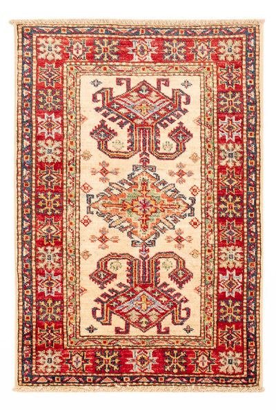 Kazak Teppich 61x90cm - Orientteppich - beige