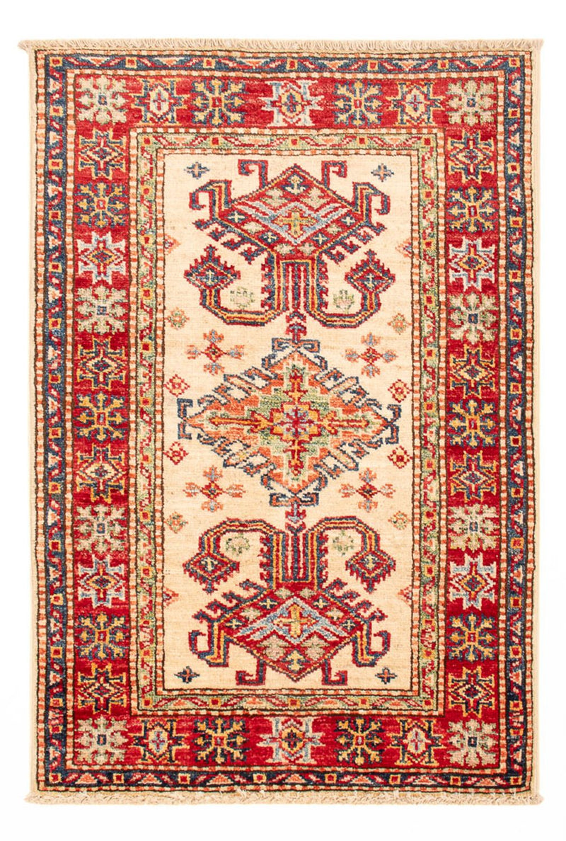 Kazak Teppich 61x90cm - Orientteppich - beige
