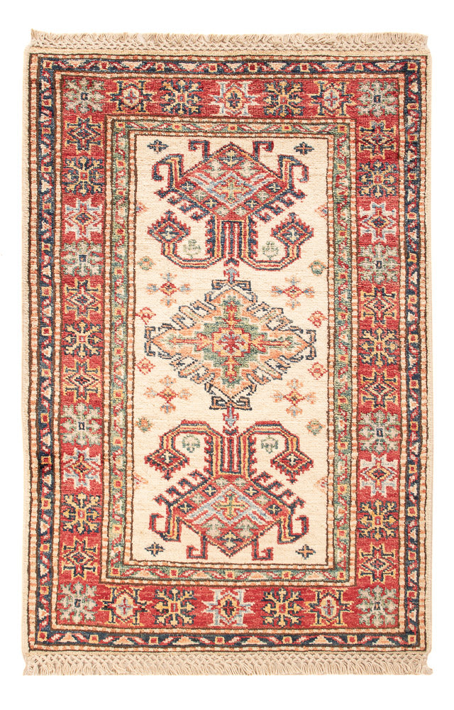 Kazak Teppich 58x88cm - Orientteppich - beige