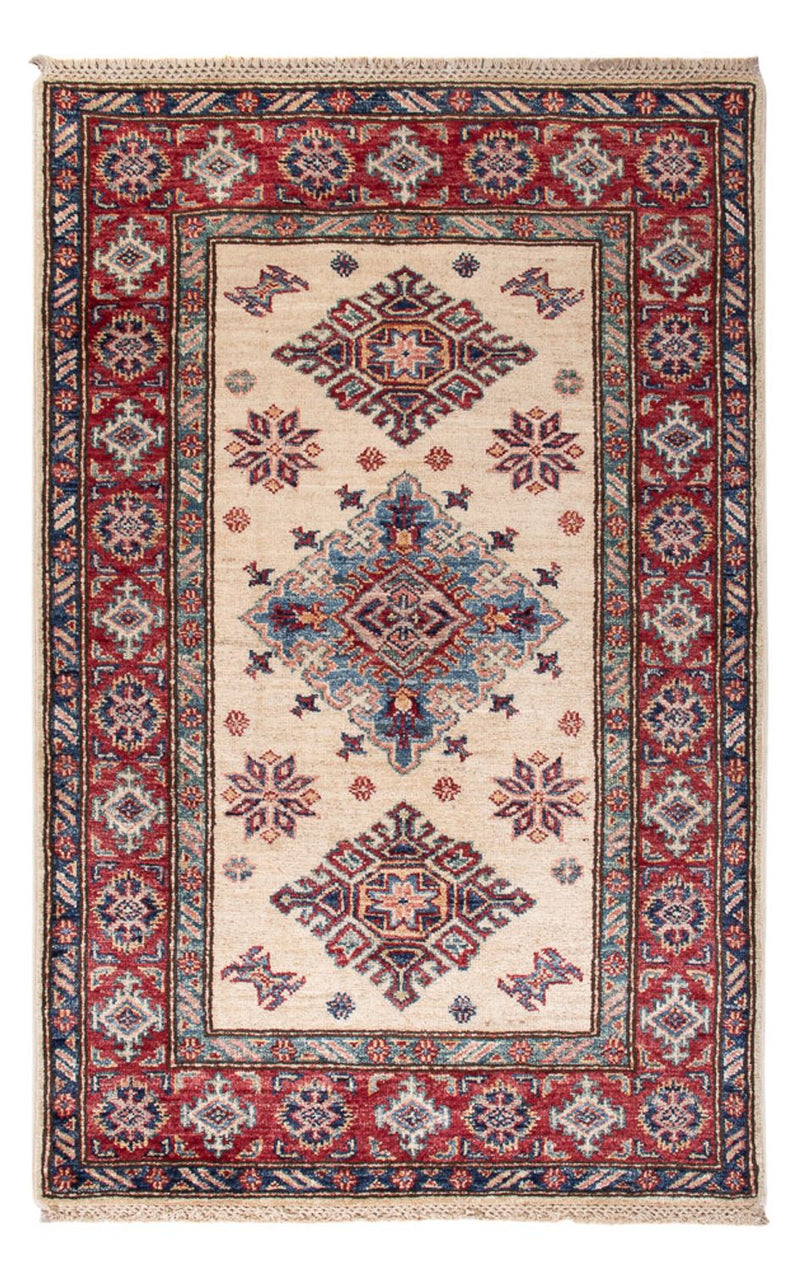 Kazak Teppich 80x121cm - Orientteppich - beige