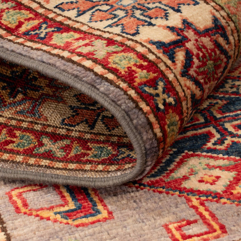 Kazak Teppich 81x122cm - Orientteppich - taupe