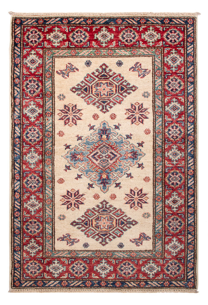 Kazak Teppich 79x114cm - Orientteppich - beige