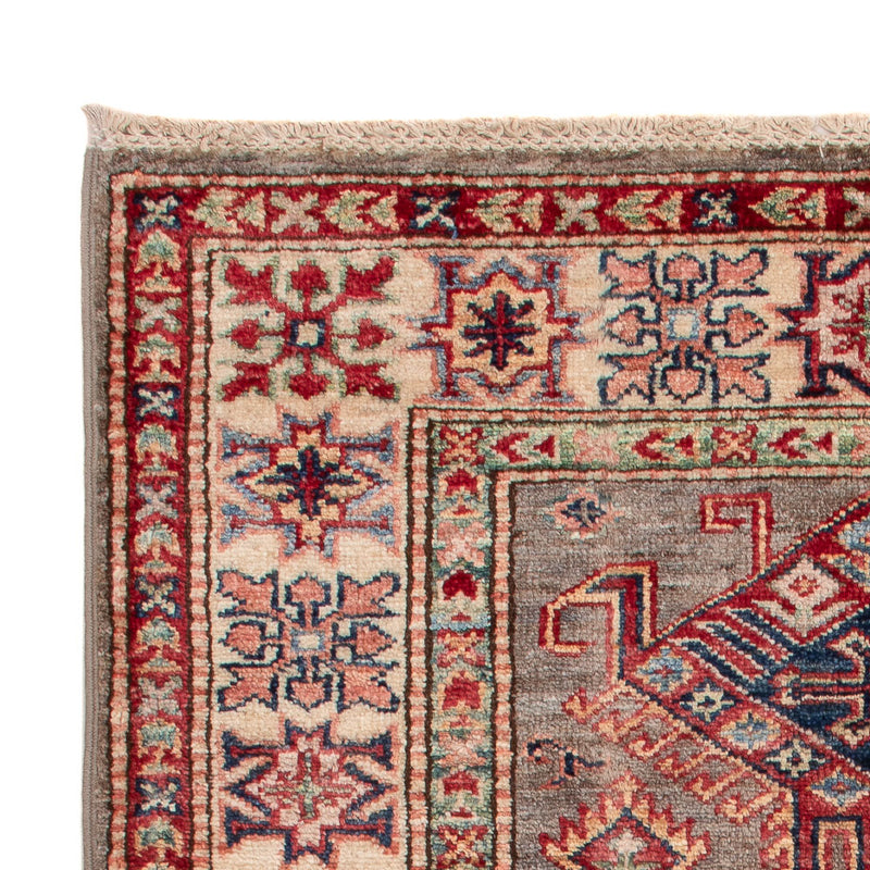 Kazak Teppich 82x122cm - Orientteppich - taupe