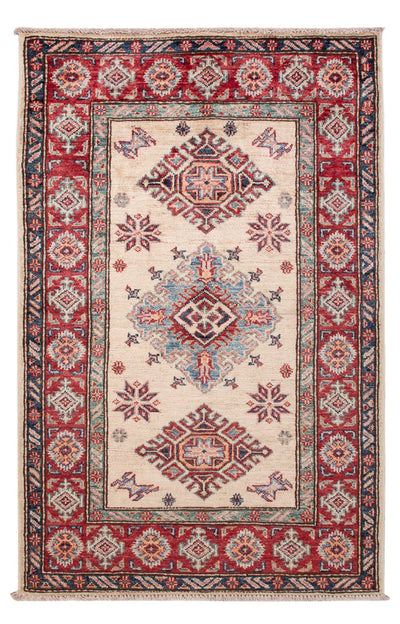 Kazak Teppich 80x120cm - Orientteppich - beige