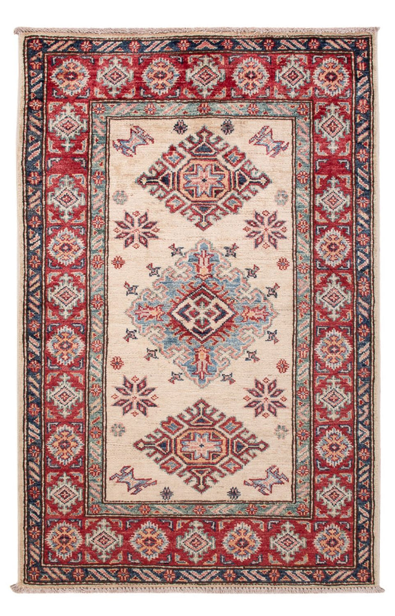 Kazak Teppich 80x120cm - Orientteppich - beige