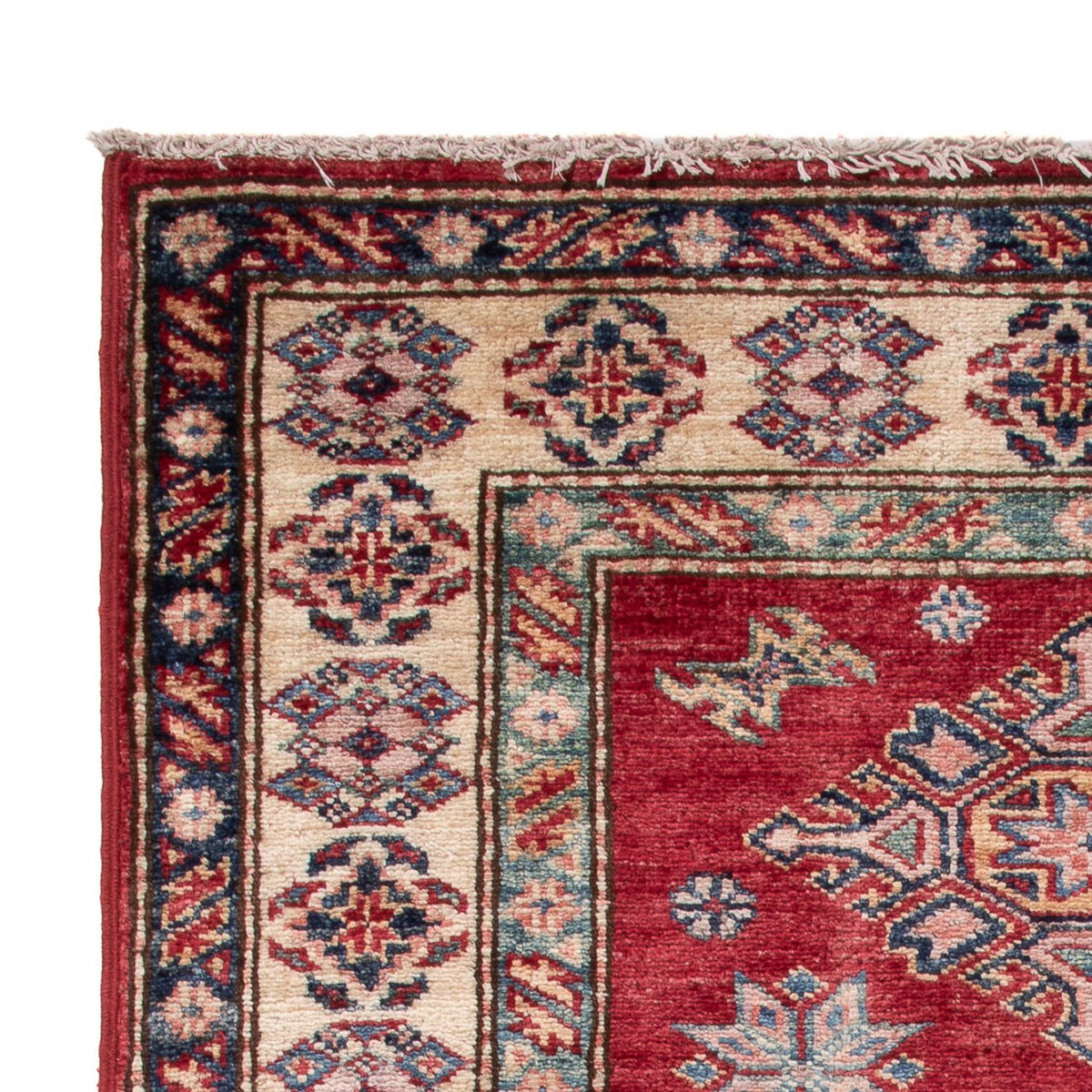 Kazak Teppich 79x113cm - Orientteppich - bordeauxrot