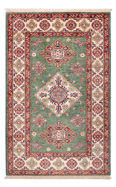 Kazak Teppich 77x117cm - Orientteppich - grün