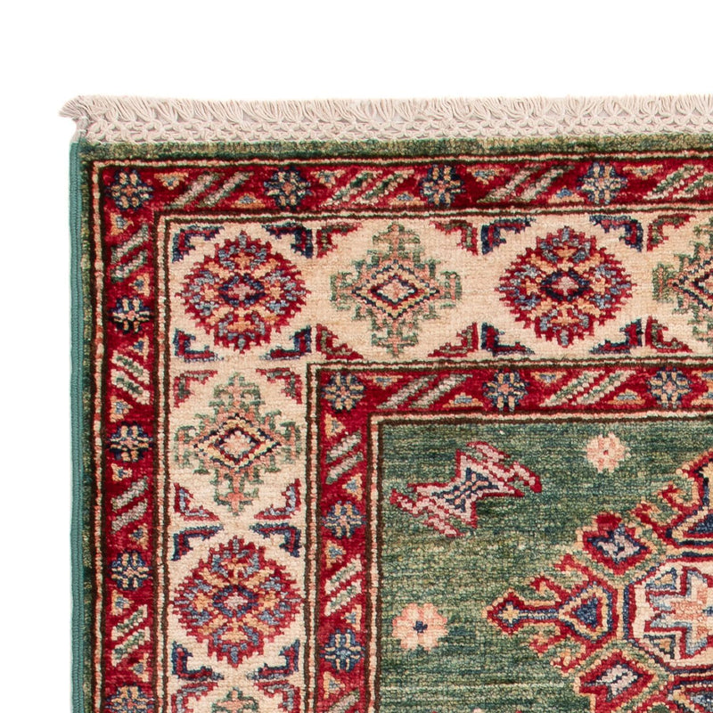 Kazak Teppich 79x121cm - Orientteppich - grün