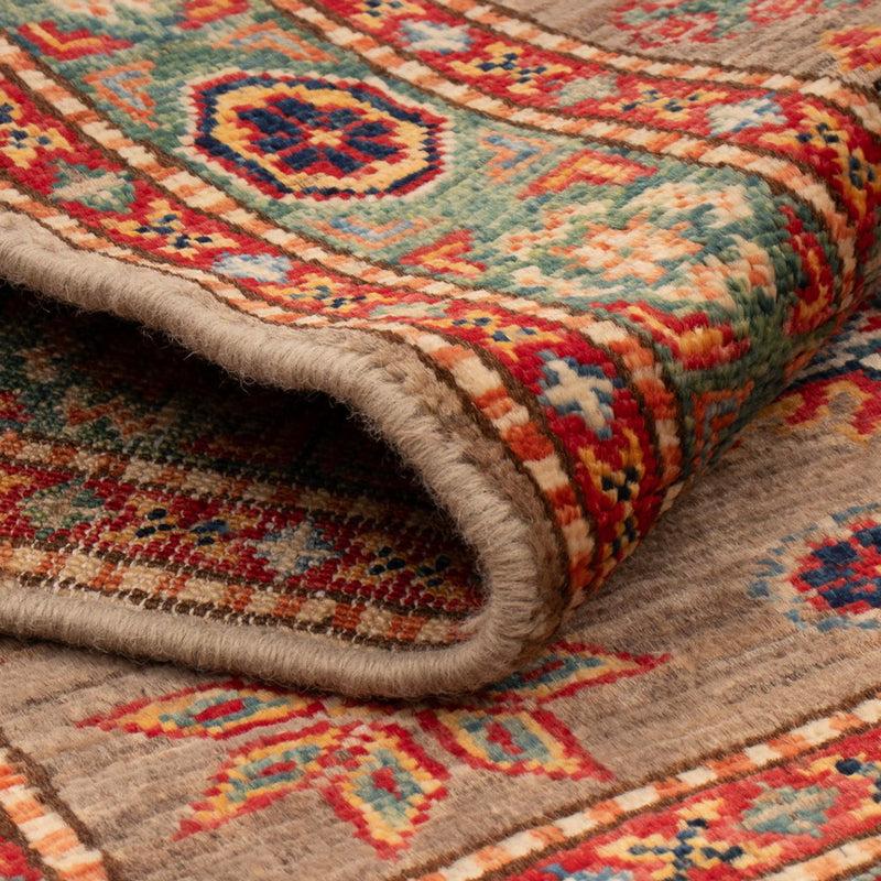 Kazak Teppich 77x123cm - Orientteppich - taupe