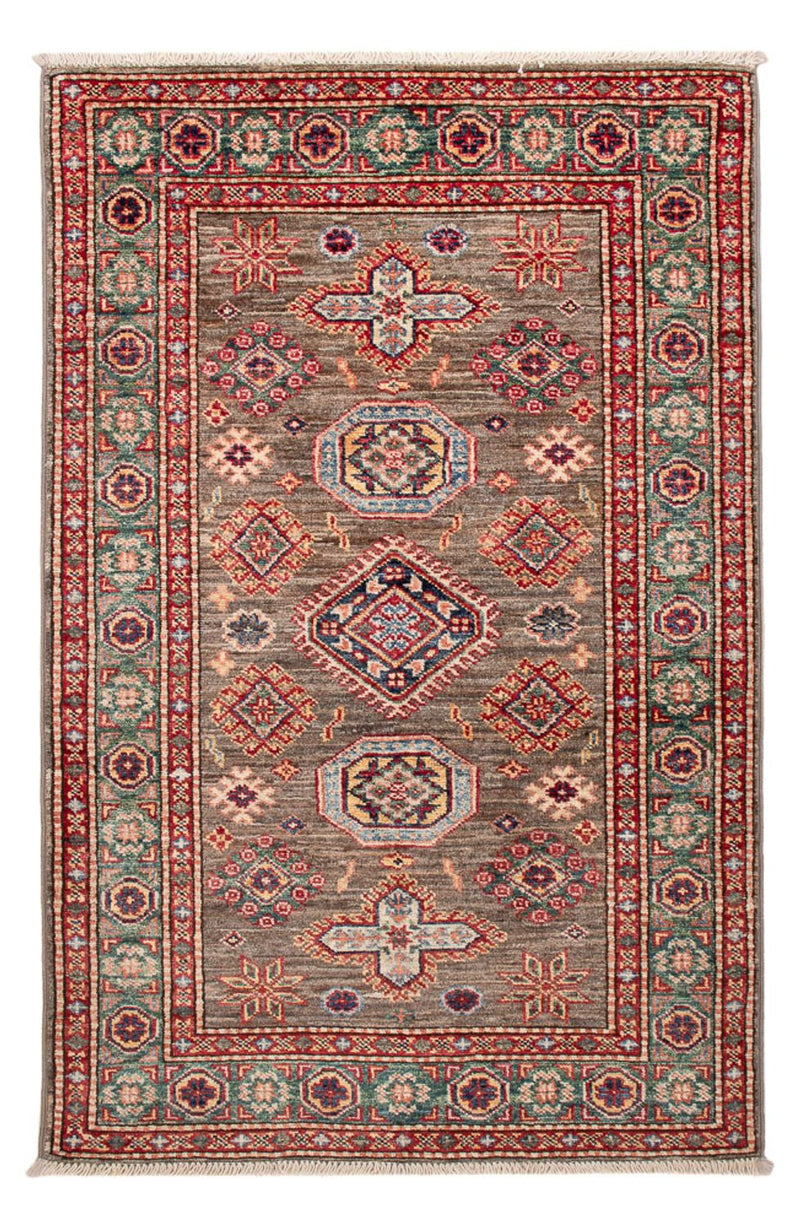 Kazak Teppich 77x120cm - Orientteppich - dunkelbraun