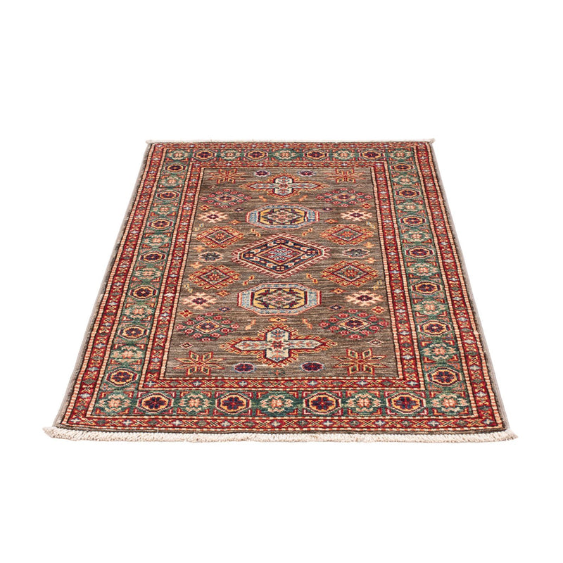Kazak Teppich 77x120cm - Orientteppich - dunkelbraun