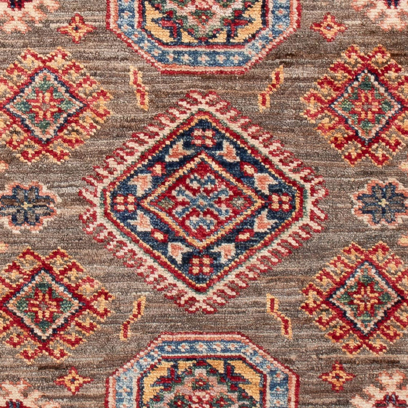 Kazak Teppich 76x120cm - Orientteppich - dunkelbraun
