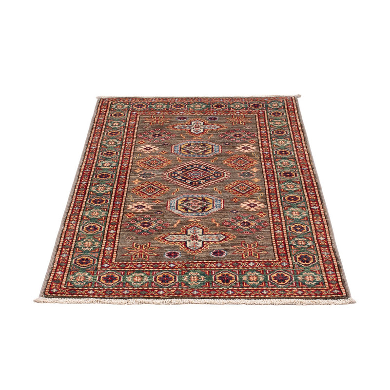 Kazak Teppich 76x120cm - Orientteppich - dunkelbraun