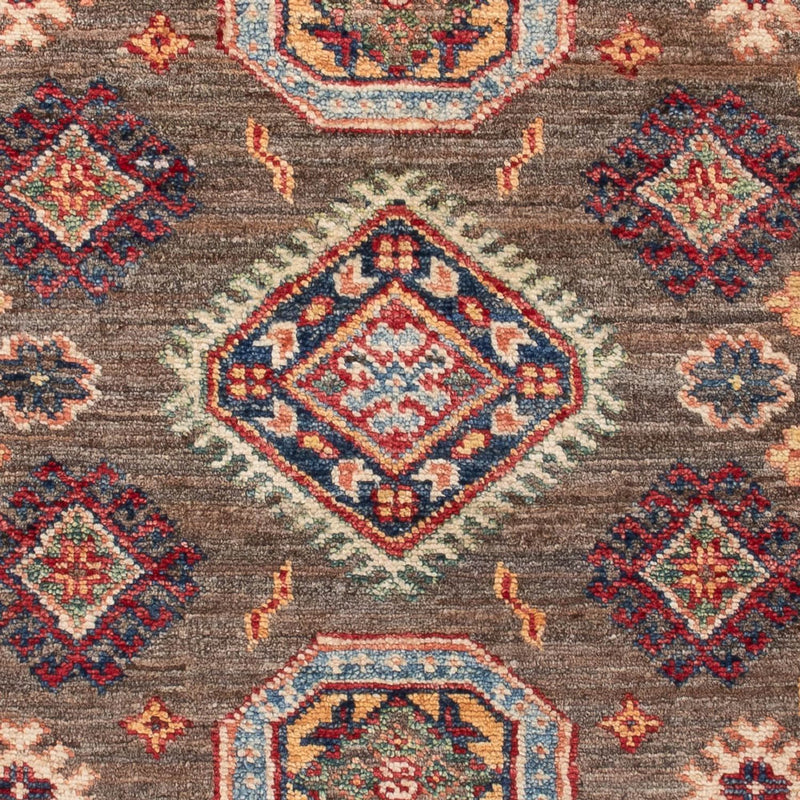 Kazak Teppich 76x127cm - Orientteppich - taupe
