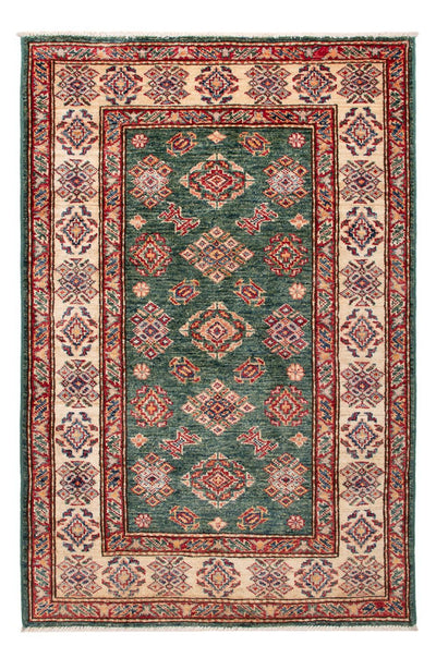 Kazak Teppich 80x128cm - Orientteppich - grün