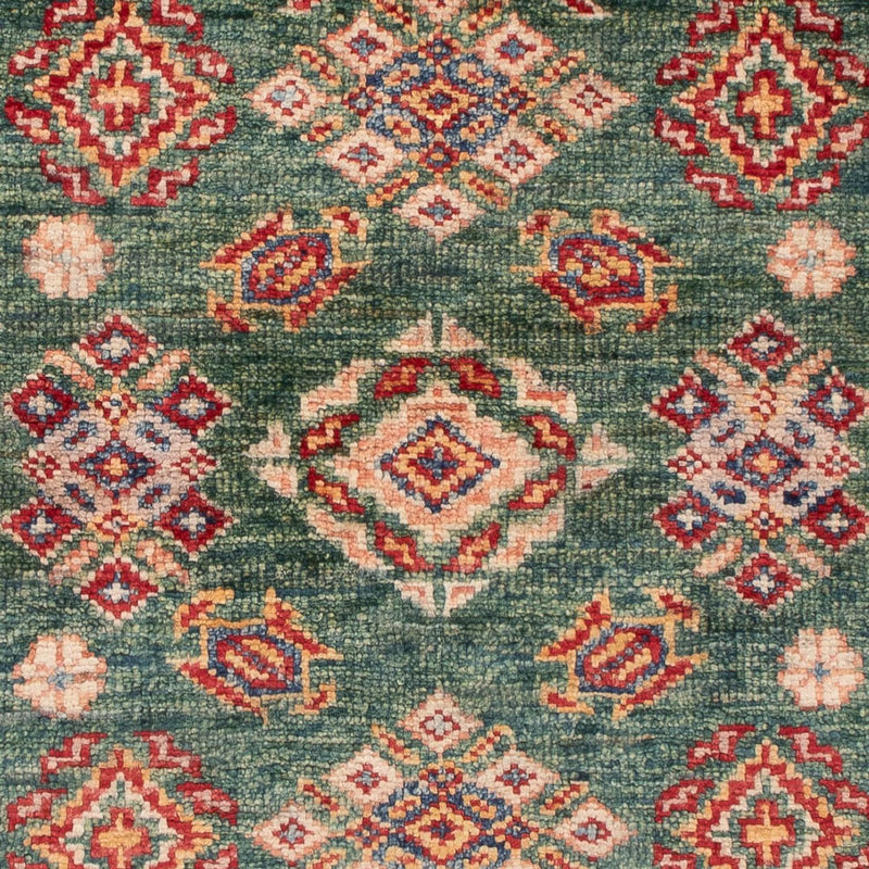 Kazak Teppich 78x118cm - Orientteppich - grün