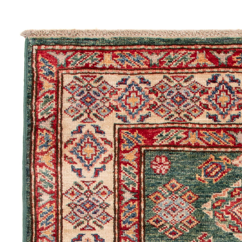 Kazak Teppich 78x118cm - Orientteppich - grün