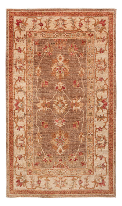 Ziegler Teppich 75x125cm - Orientteppich - dunkelbeige