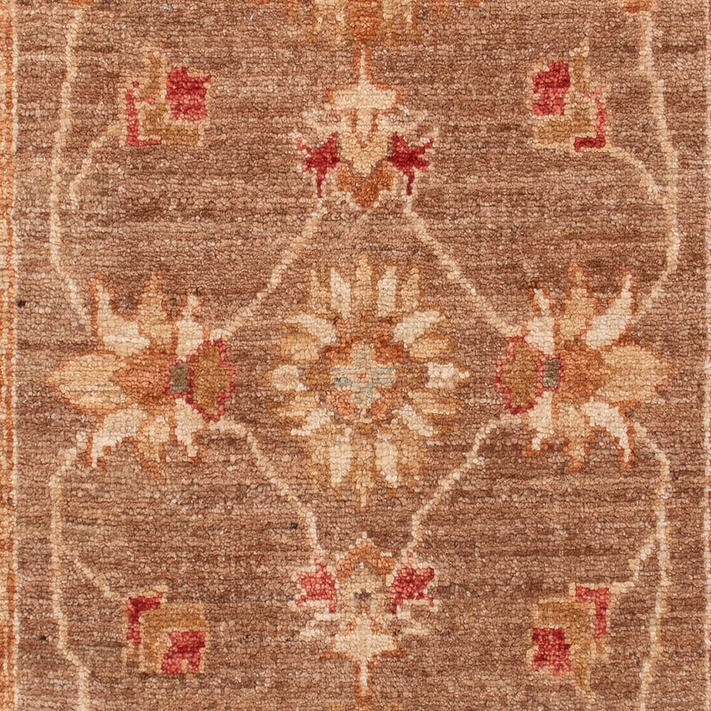 Ziegler Teppich 75x125cm - Orientteppich - dunkelbeige