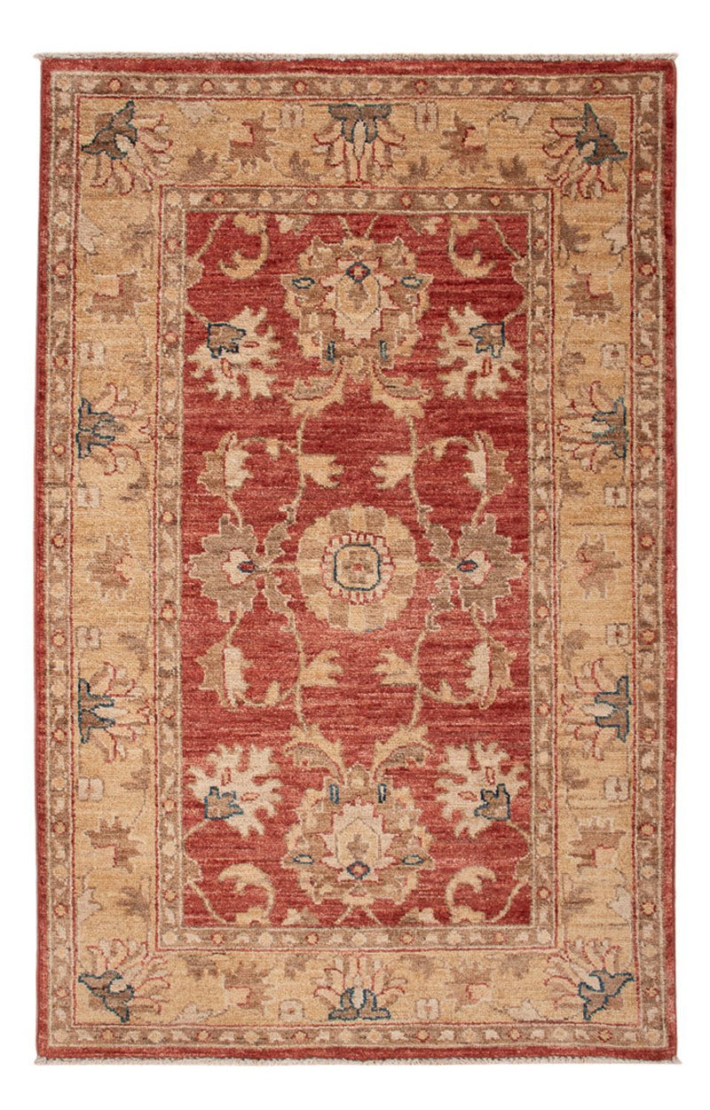 Ziegler Teppich 78x123cm - Orientteppich - dunkelrot