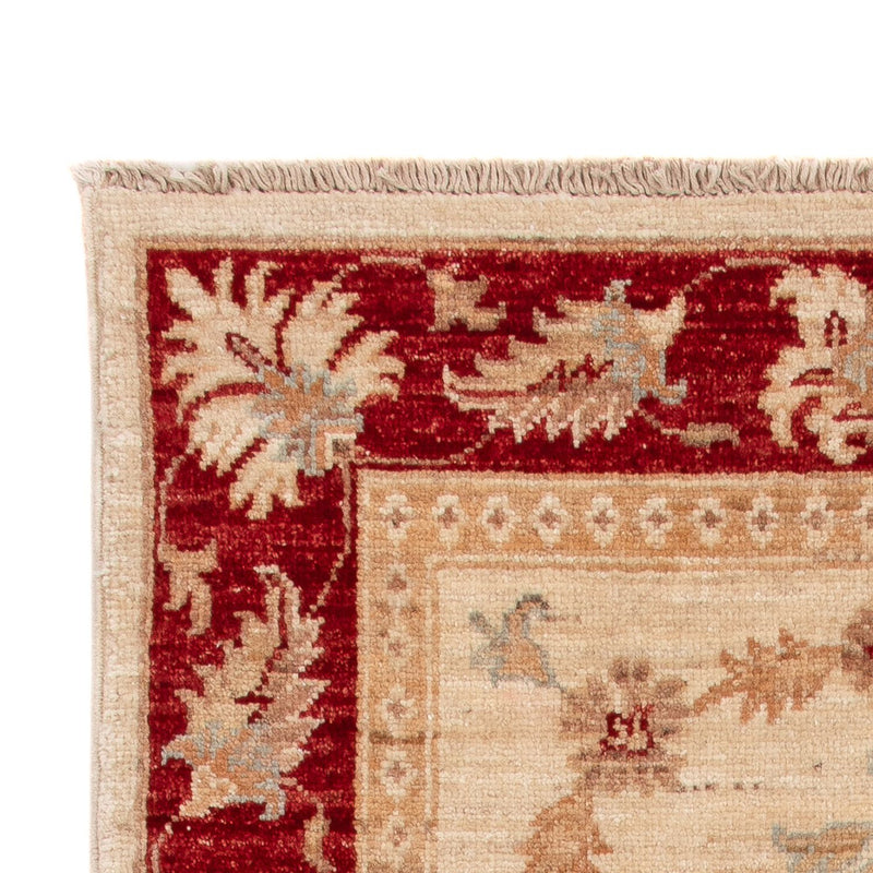 Ziegler Teppich 68x140cm - Orientteppich - beige